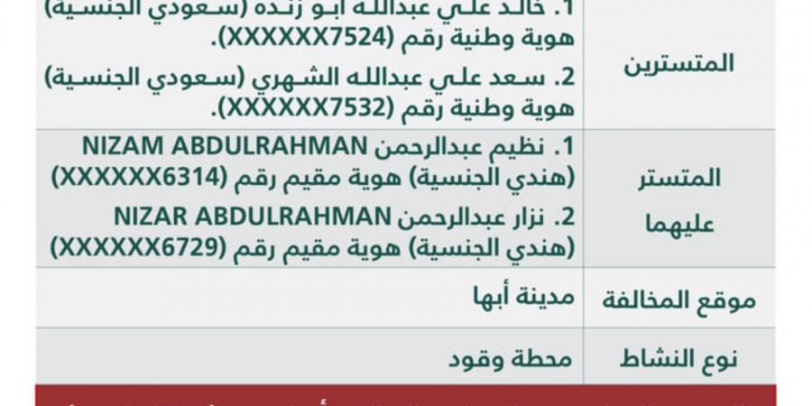 بالأسماء .. "التجارة" تٌشهر بمواطنين  ومقيمين في أبها.. وتكشف عن مخالفتهم والعقوبات الصادرة بحقهم - ميديا سبورت