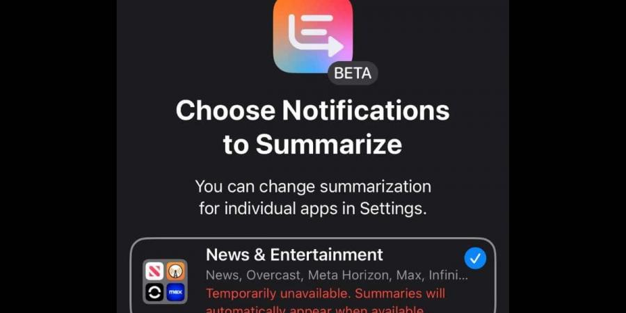 بعد شكاوى متكررة.. آبل توقف مؤقتًا ميزة تلخيص الإشعارات بالذكاء الاصطناعي - ميديا سبورت