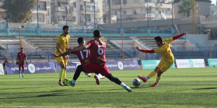 أجواء حماسية في مباراة جمعت تشرين وتفتناز - ميديا سبورت