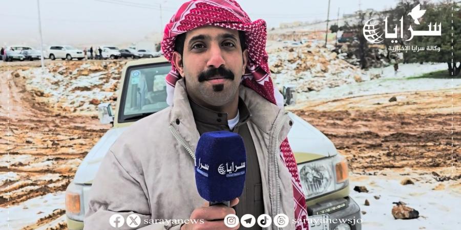 بالفيديو .. الأشقاء السعوديون يشاركون أهالي عجلون فرحة تساقط الثلوج - ميديا سبورت