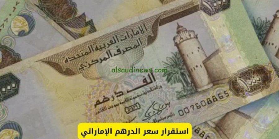 أخبار الرياضة - استقرار سعر الدرهم الإماراتي مقابل الجنيه المصري في السوق اليوم - ميديا سبورت