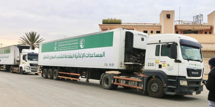 الجسر الإغاثي السعودي.. عبور 85 شاحنة بمواد غذائية وطبية للشعب السوري - ميديا سبورت