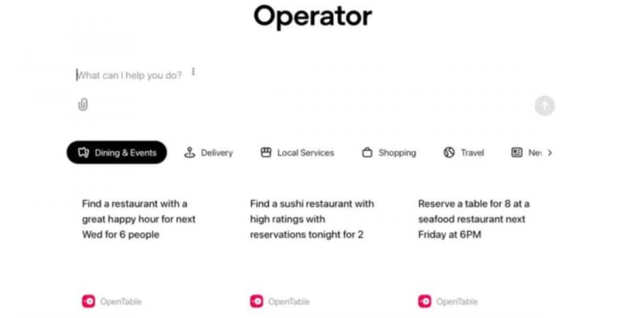 OpenAI تتيح وكيل الذكاء الاصطناعي “Operator” عالميًا - ميديا سبورت