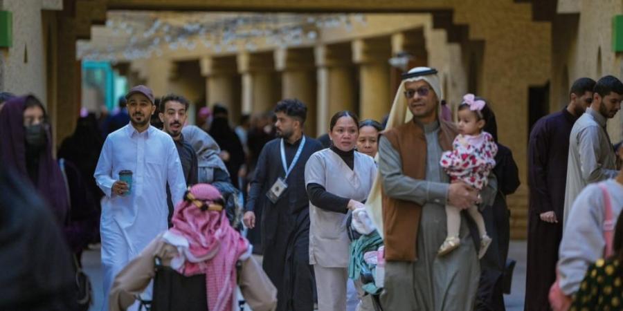 صور.. حي السفارات بالرياض يروي "حكاية مجد" في يوم التأسيس - ميديا سبورت